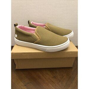 Lucky Brand Edie Children’s Slip On Shoes In Cognac (olive) Size 2